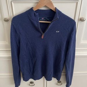 vineyard vines half zip sweater
